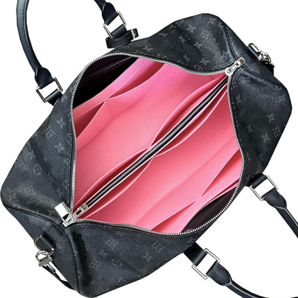 Divitize Premium Purse Organizer compatible with LV Keepall 25/35/45/50/55/60 — Handmade, Snug & Sturdy 3mm Thick Felt, Reinforced Base, 24+ Colors (Bubblegum, KP 60)