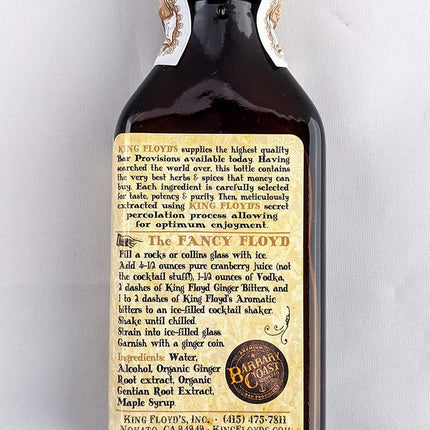 King Floyd's, Artisanal Ginger Bitters, Hand Crafted, Spicy Ginger Flavor, Hot, Unique Bitters for a Unique Cocktail, 100ml, Bar Provisions, Bitters for Cocktails
