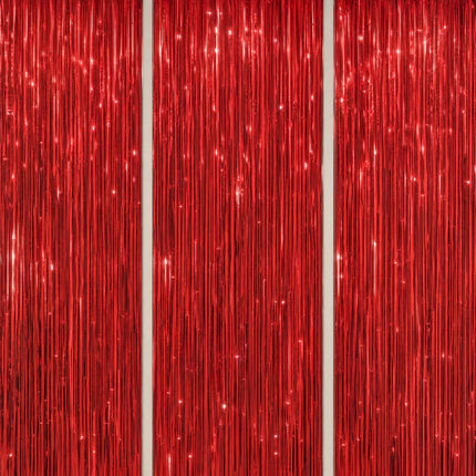 3 Pack Foil Fringe Backdrop - Purple Shiny Tinsel Curtains for Party Decoration/Photo Booth Props - 3.3x8.2 FT Metallic Foil Backdrop for Birthday, Wedding, Graduation, Christmas.