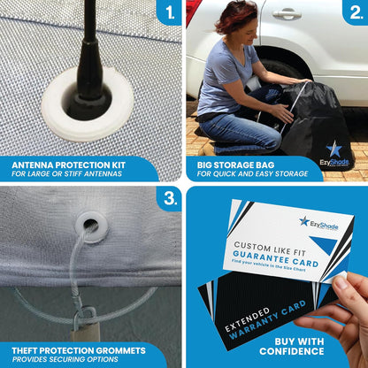 10-Layer Waterproof All-Weather Full Car Cover, Size A4 - photo 3