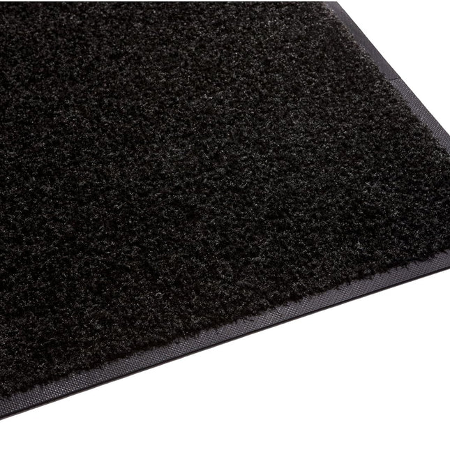 Indoor Wiper Floor Mat, Rubber with Nylon Carpet