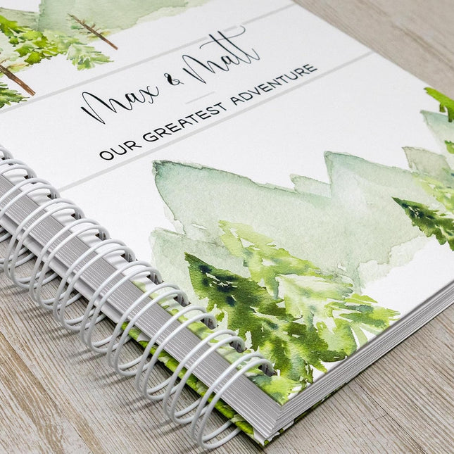 Twin Baby Memory Book - Hardcover First Year Album Customized with Babies'