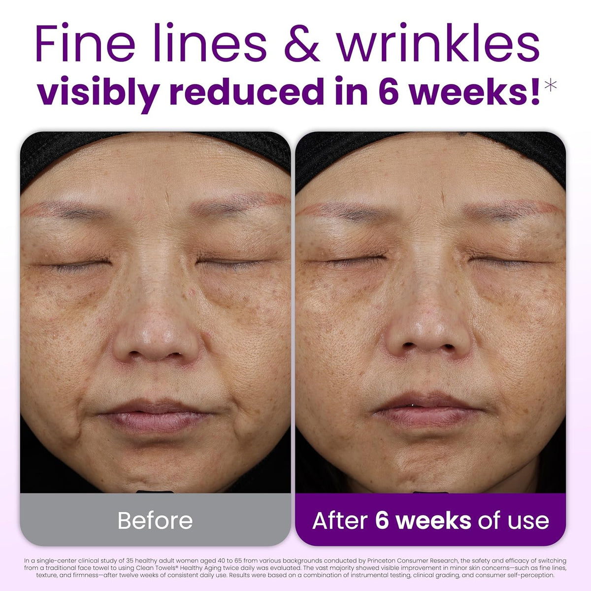 XL Disposable Face Towels for Healthy-Aging Skincare, 50 Count - photo 2