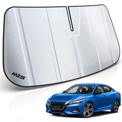 Windshield Sun Shade Compatible with Silverado Sierra 1500 2019-2026