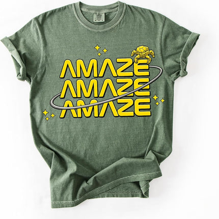 Amaze Amaze Amaze Shirt | Comfort Colors Project Rocky Inspired Sci Fi Tee | Funny Space Quote Shirt | Sci-Fi Fan Apparel