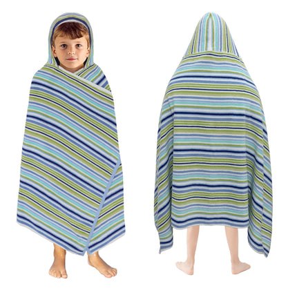 Hooded Bath Towel Wrap - 100% Cotton Soft Hooded Kids Towel
