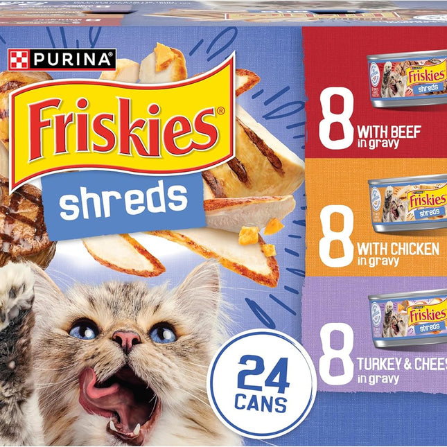 Gravy Wet Cat Food Variety Pack, Shreds With Beef