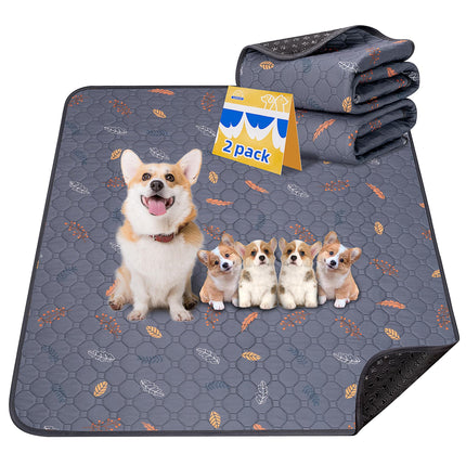 Washable Pee Pads for Dogs, Reusable Puppy Pads for Dog Playpen 2PC