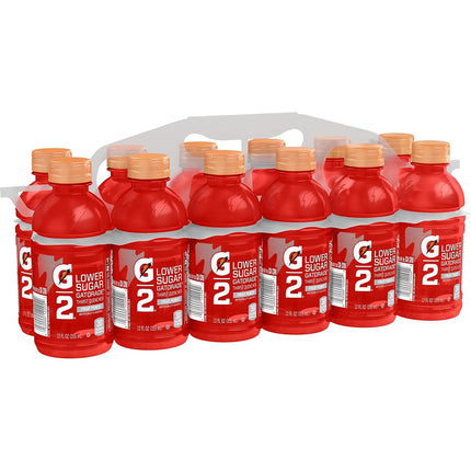 Gatorade G2 Thirst Quencher Sports Drink, Fruit Punch, 12oz Bottle, 12 Pack, Electrolytes for Rehydration