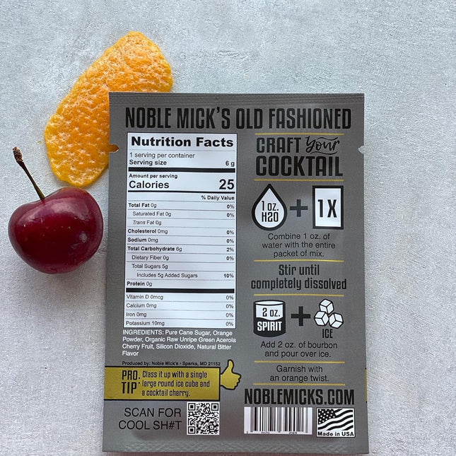 Single-Serve Powdered Cocktail Drink Mix, Bundle of 6 Packets