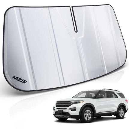 Windshield Sun Shade Compatible with Silverado Sierra 1500 2019-2026