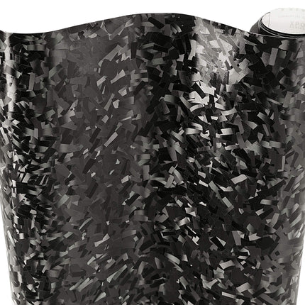 Forged Composite Carbon Vinyl Wrap Roll (1ft x 5ft, Black)