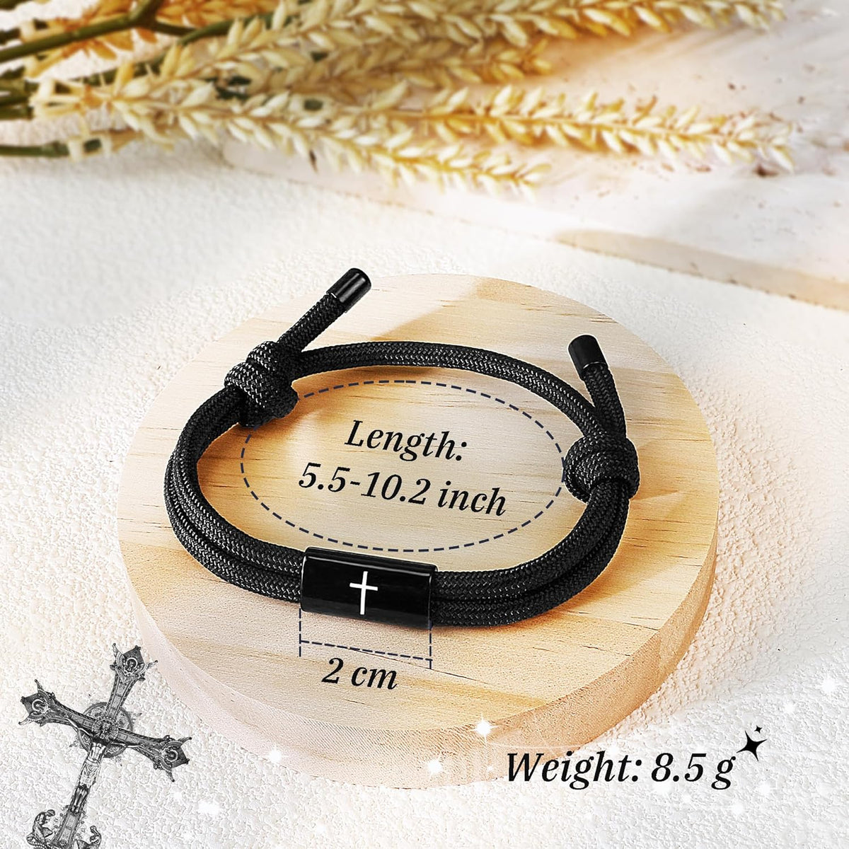 First Communion Gifts for Girls Boys, Cute Cross Bracelet as 1st Communion Favors Holy Religious Jewelry - photo 3