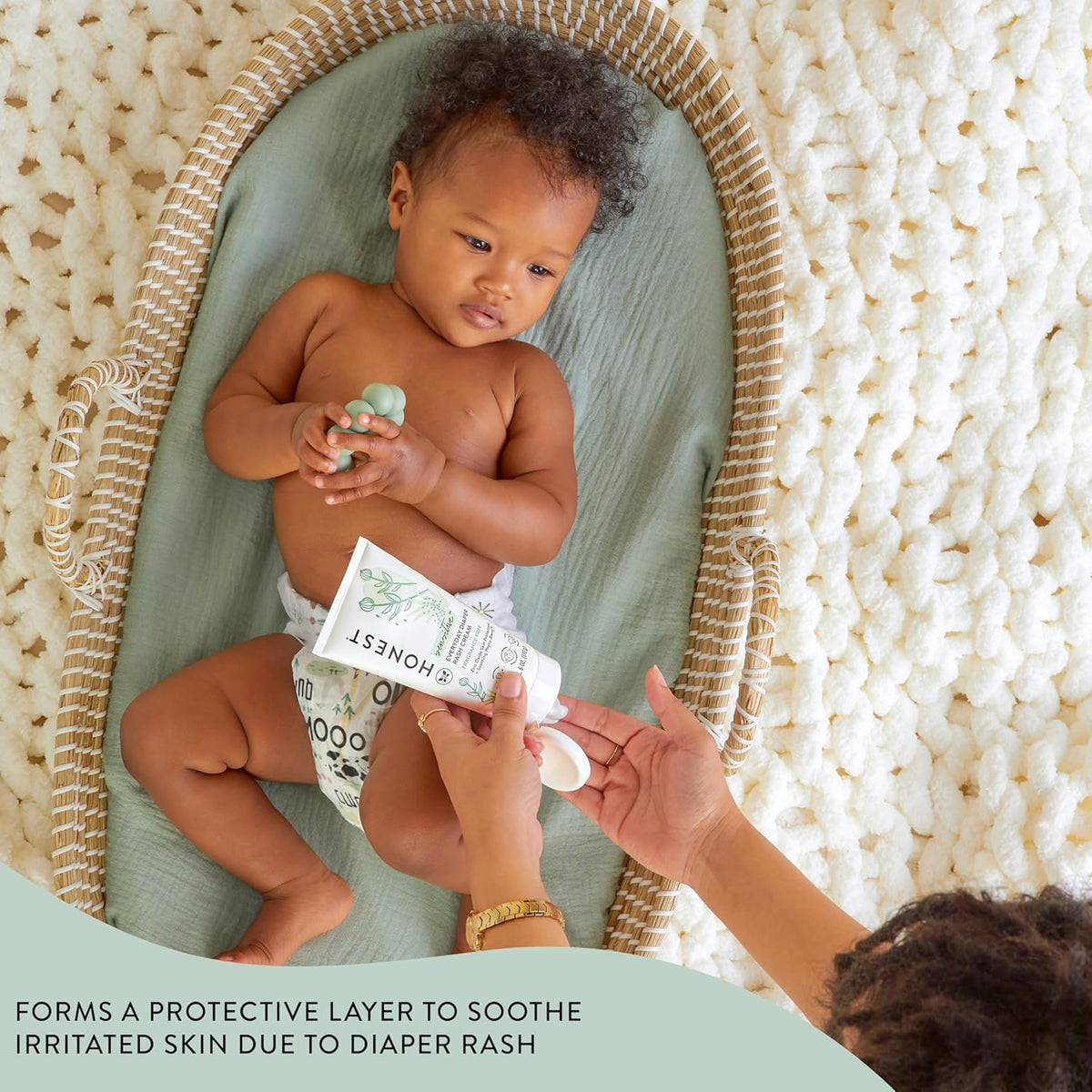 Hypoallergenic Diaper Rash Cream, Moisturizing, Calming Zinc Oxide Ointment, NEA Recognized - photo 4