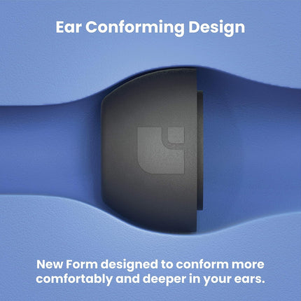 Foam Masters Ultra-Premium Memory Foam Ear Tips for AirPods Pro 1st & 2nd Gen | 3 Pairs | New Ver. | Secure Fit | Super Comfort | Better Noise Cancel | Replacement Buds (Assorted S/M/L, Black)