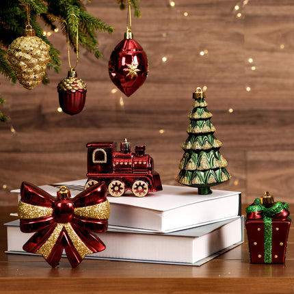 82pcs Classic Christmas Balls Ornaments Set, Red, Green and Gold