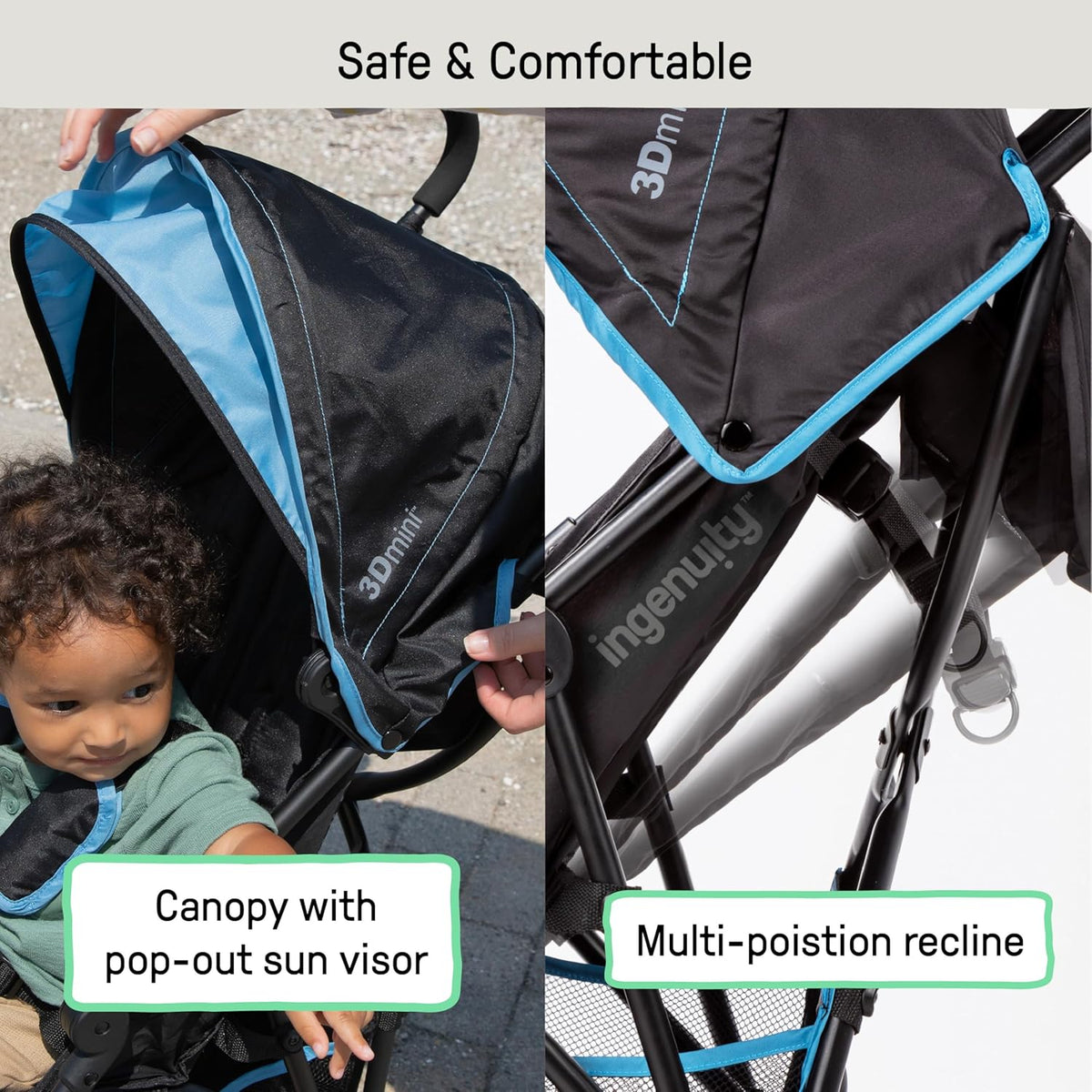 3D Mini Convenience Stroller – Lightweight Stroller with Compact - photo 4