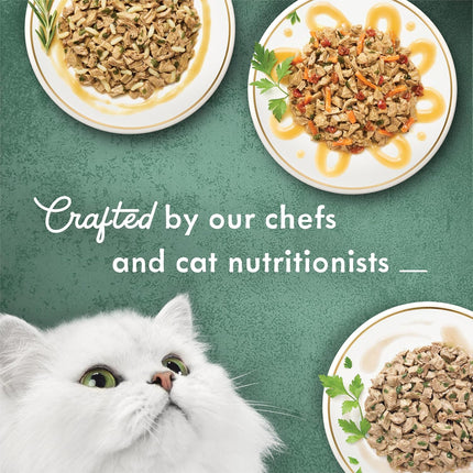 Purina Fancy Feast Wet Cat Food Variety Pack, Medleys White Meat Chicken in Sauce Collection - (Pack of 12) 3 oz. Cans