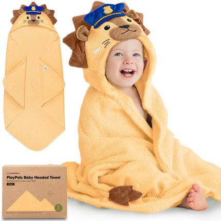 Organic Baby Towel with Hood for Girls, Boys, Soft (Uria)