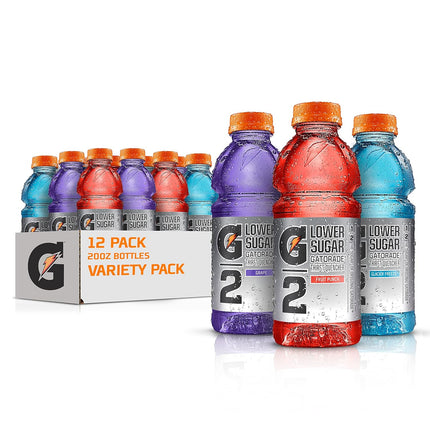 Thirst Quencher Sports Drink, Variety Pack, 20oz Bottles, 12 Pack, Electrolytes for Rehydration