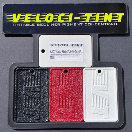 VelociTint Bedliner Pigment Concentrate 2oz Pouch for 2K Urethane Tintable Bed Liner 200+ Colors Available (Candy Red Metallic)