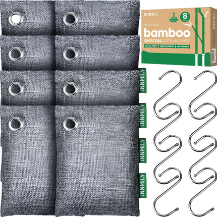 Absorbedor de olores de carbón activado, eliminador de olores para zapatos 6P para olores fuertes