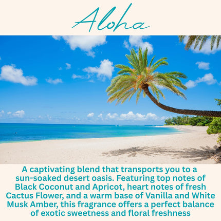 Wickless Cactus Blossom Scented Candles for Candle Warmer Lamp, Many Scents to Choose, 100% Non-Toxic Soy Wax, Scented Candle Melts for Warming Plate, Handmade in The USA (Aloha)