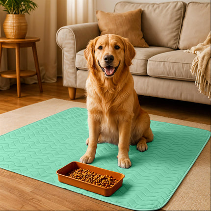 4 Pack Washable Pee Pads for Dogs 34" x 36", Waterproof Dog Training Pads - photo 4