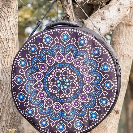 ARAW Shamanic Drums Bag, Bodhran Drum Case, Handmade Frame Drum Bag, Hand Drum Protection, Drum Case, Cordura Bag (16 Inches X 3 Inches)