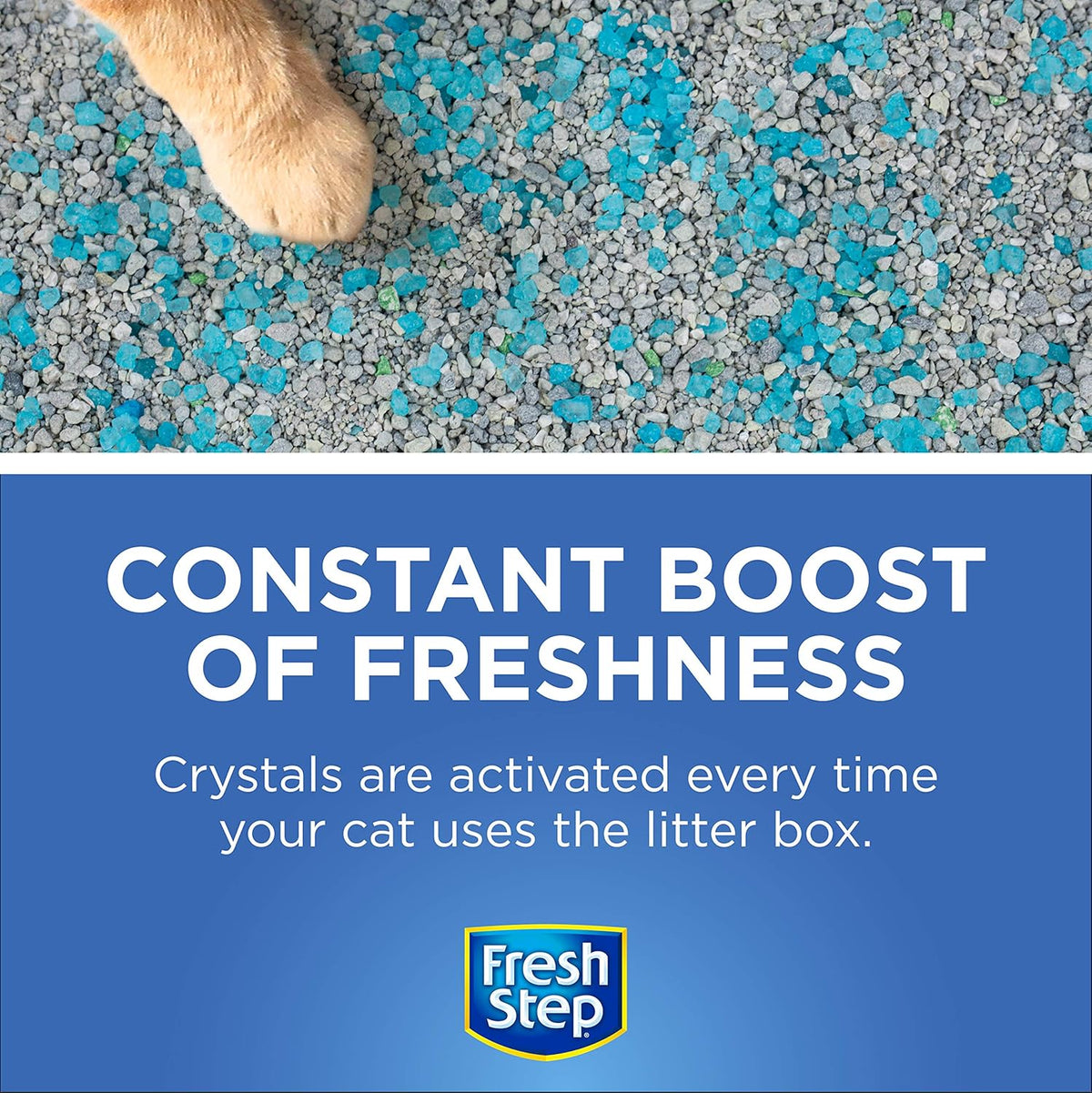 Cat Litter Crystals Deodorizer, Non Toxic Odor Neutralizing Crystals - photo 4
