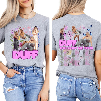 Pop Concert Tour Back Print Graphic T Shirt Butterfly Aesthetic Setlist Style Music Fan Gift