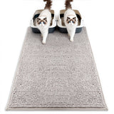 Soft Chenille Cat Litter Box Mat, Ultra Absorbent, 36'' x 30''