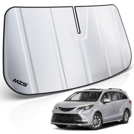 Windshield Sun Shade Compatible with Silverado Sierra 1500 2019-2026