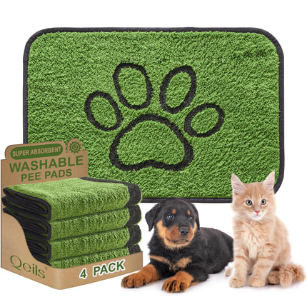 Tapetes Reutilizables para Orina de Perro, Tapetes Lavables para Cachorro, a Prueba de Fugas 18"x24" 2 Pack