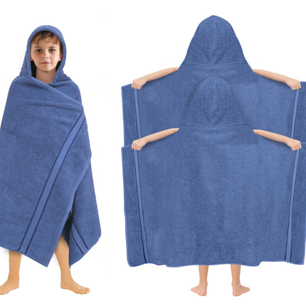 Hooded Bath Towel Wrap - Ultra Soft 100% Cotton Kids Towel