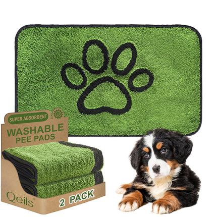 Tapetes Reutilizables para Orina de Perro, Tapetes Lavables para Cachorro, a Prueba de Fugas 18"x24" 2 Pack