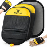 2 Pack Pet Hair Removal Glove for Dogs & Cats - Reusable Electrostatic Magic Brush Glove - Black