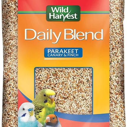 Wild Harvest Daily Blend Nutrition Diet for Parakeet, Canary and Finch 10 Pounds, Orange flavour