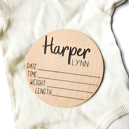 Personalized Name Sign, Birth Announcement Sign for Hospital, newborn essentials, Keepsake Baby Essentials Announcement Sign for New Baby Newborn Announcement Sign, Newborn Photography Props