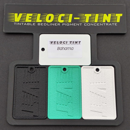 VelociTint Bedliner Pigment Concentrate 2oz Pouch for 2K Urethane Tintable Bed Liner 200+ Colors Available (Bahama)