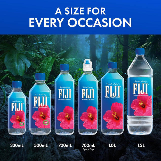 Natural Artesian Bottled Water, 1 Liter / 33.8 Fl Oz (Pack of 12)