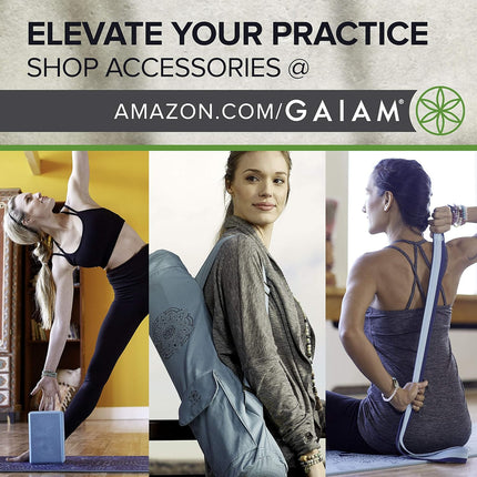 Gaiam Yoga Mat - dimensions and thickness