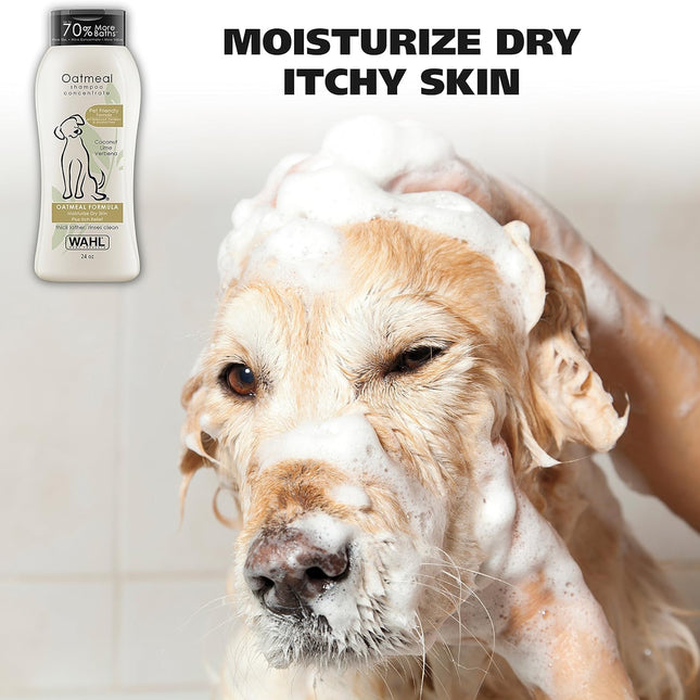 USA Dry Skin & Itch Relief Pet Shampoo for Dogs – Oatmeal Formula with Coconut Lime Verbena Scent & Pet - photo 2