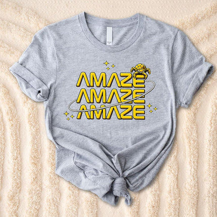 Amaze Amaze Amaze Shirt, Funny Sci Fi Alien Tee, Space Humor T-Shirt for Book Lovers, Project Multi