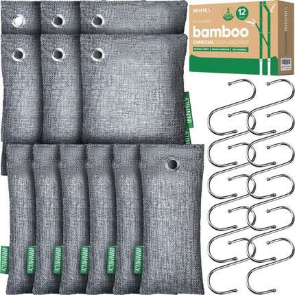 Absorbedor de olores de carbón activado, eliminador de olores para zapatos 6P para olores fuertes