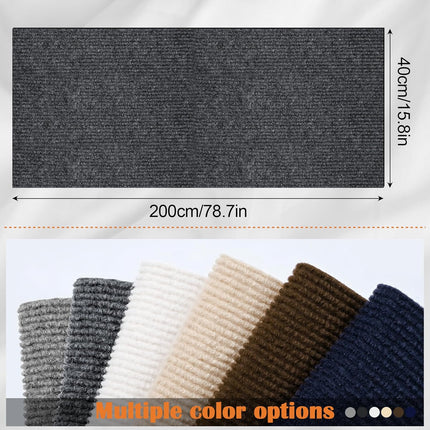 Couch Protector from Cat Claws - 78.7" x 15.8" Trimmable Self-Adhesive Cats Claws Scratch Pads, Cat DIY Climbing Cats Scratch Mat Tree Replacement Indoor (Dark Gray)