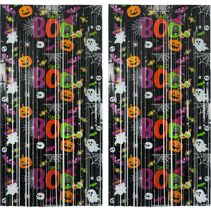 Iridescent Party Streamers Backdrop 3.2ft x 6.5ft 2 PCS