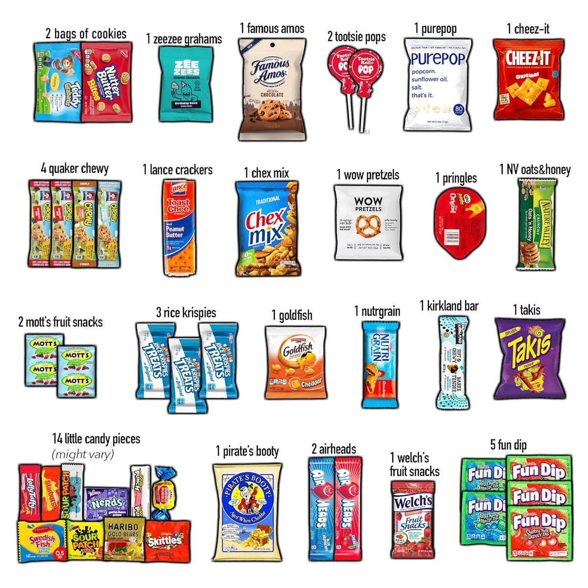 45-Count Snack Variety Care Package - photo 3