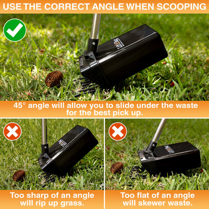 Lift N' Bag Dog Pooper Scooper with 22" Pole, 15 Bags