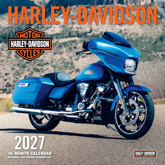 Harley-Davidson 2027 12x12: 16-Month Calendar--September 2026 through